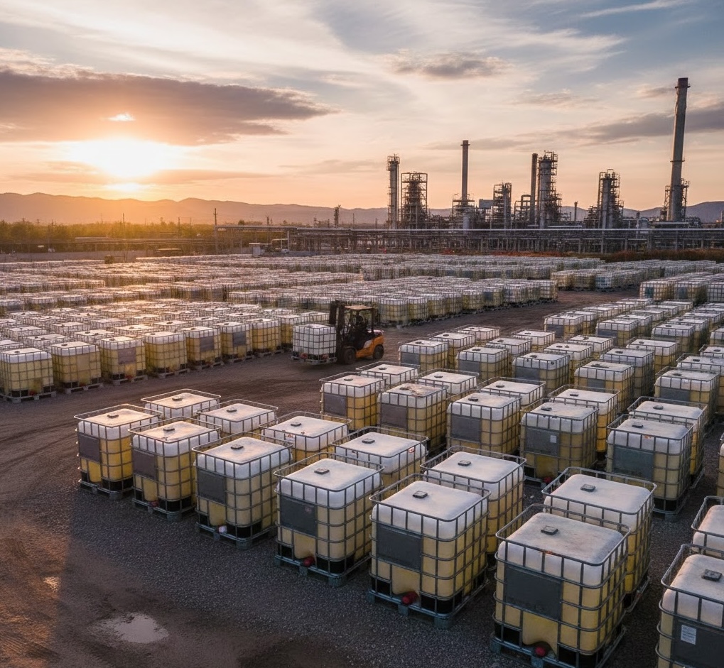 IBC Tank inventory at our facility