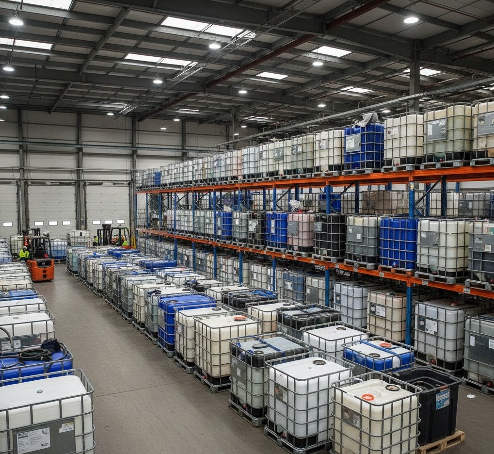 Clean reconditioned IBC tanks